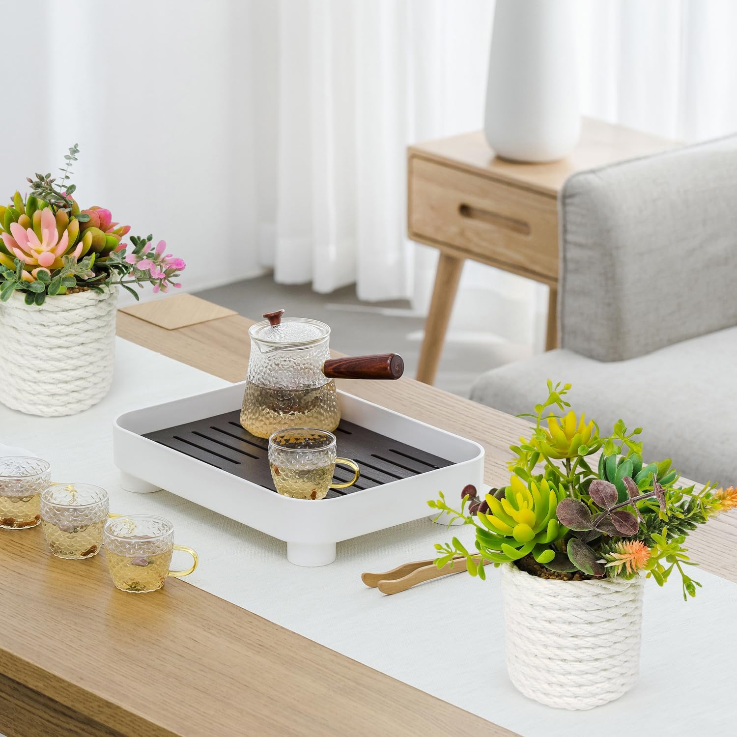 Artificial Succulent 2-Piece Set